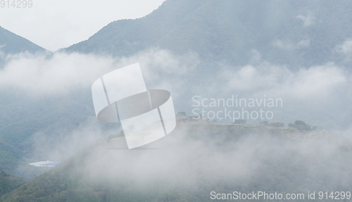 Image of Sea of cloud and castle