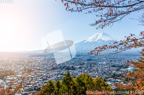 Image of Mountain Fuji in Autumn