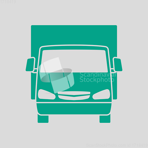 Image of Van Truck Icon Front View