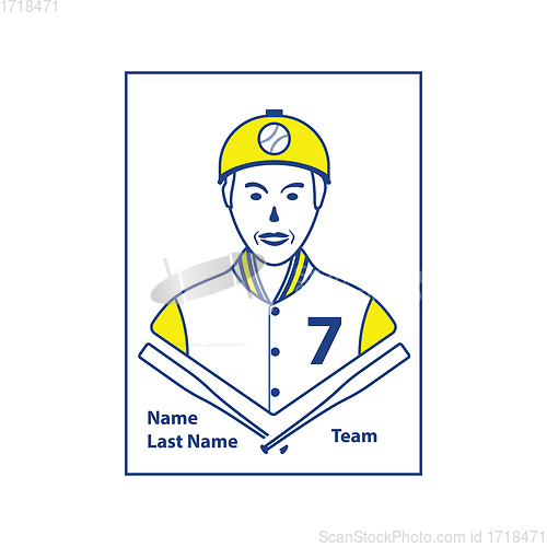 Image of Baseball card icon