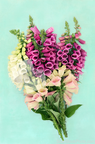 Image of Summer Foxglove Wildflower Posy