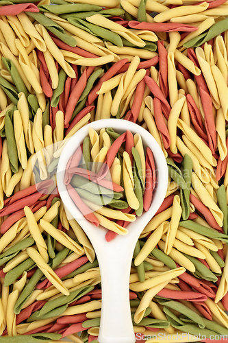 Image of Italian Fusilli Pulgiesi Tricolour Semolina Pasta