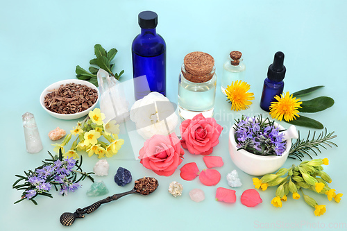 Image of Herbs and Flowers for Alternative Wiccan Health Remedies