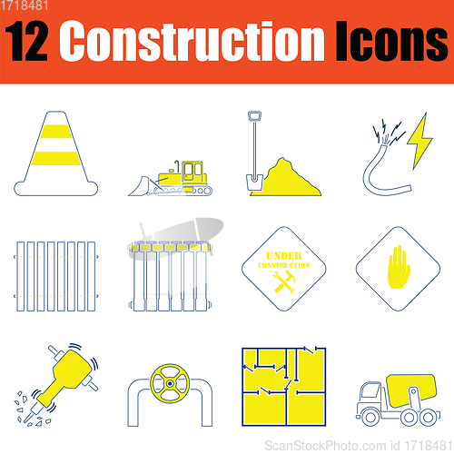 Image of Construction icon set