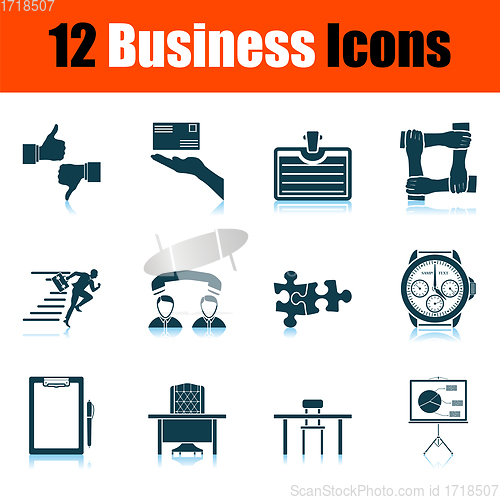 Image of Business Icon Set
