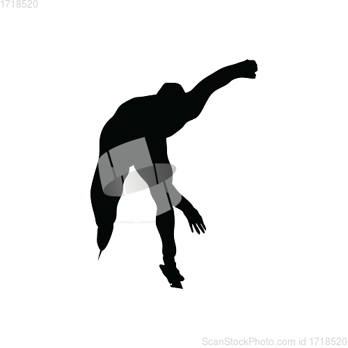Image of Skating man silhouette