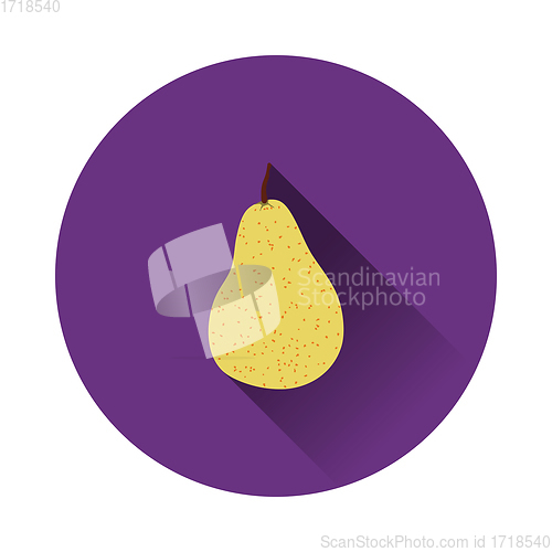 Image of Flat design icon of Pear