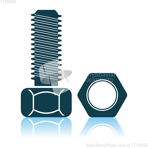Image of Icon Of Bolt And Nut