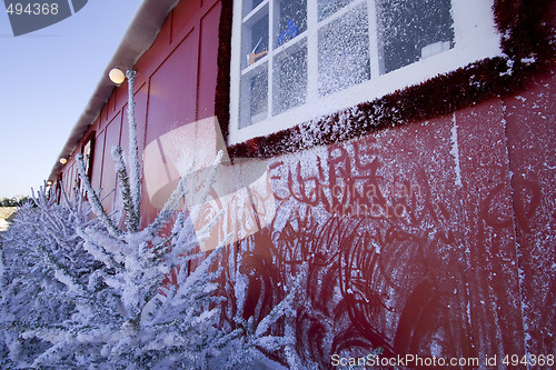 Image of red house