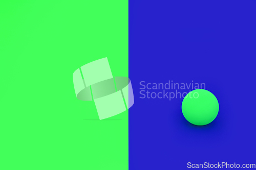 Image of Stand Out in a Crowd Blue and Green Ball Composition