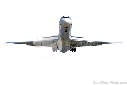 Image of Privat jet plane isolated on a white background