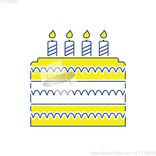 Image of Party cake icon