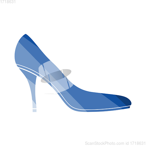 Image of Middle Heel Shoe Icon
