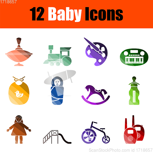 Image of Baby Icon Set