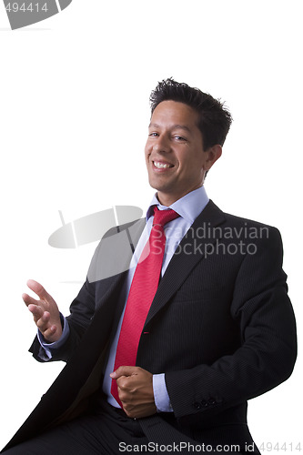 Image of happy businessman 