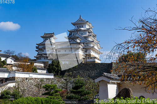 Image of Japanese old Himeiji Castle