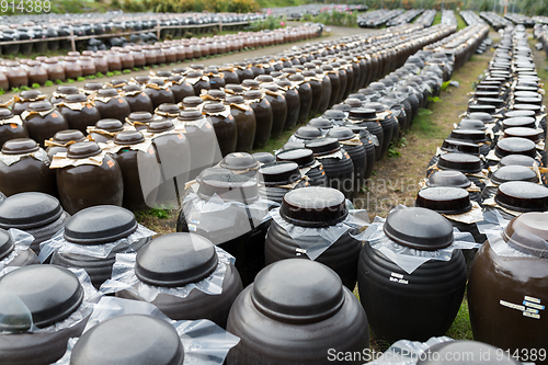 Image of Making of Vinegar stoarge at outdoor