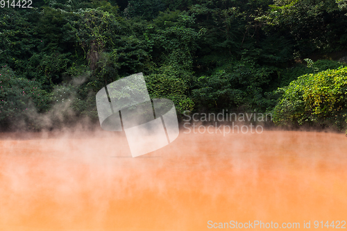 Image of Blood hell in Beppu of Japan