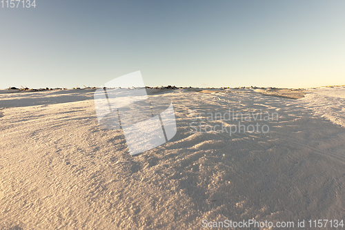 Image of snow and land