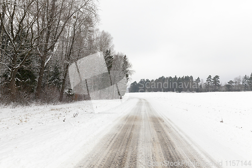 Image of Road under the snow