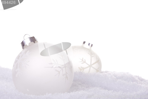 Image of christmas white background