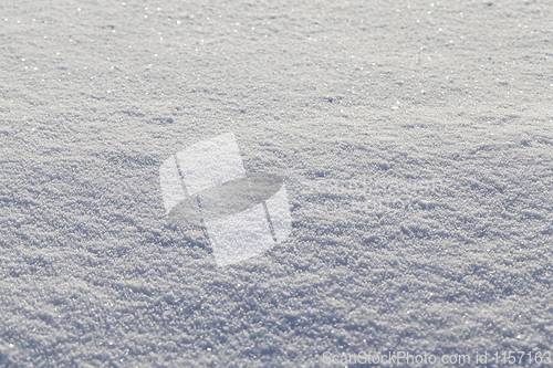 Image of uneven snowy surface