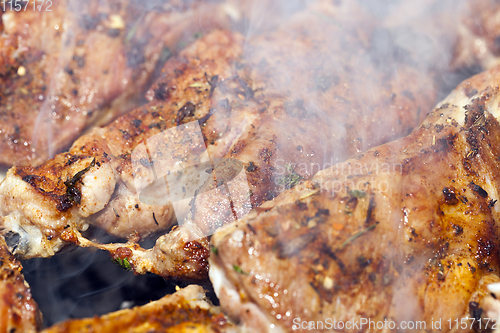 Image of Cooking meat on the grill