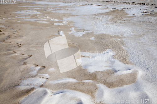 Image of dirty snow