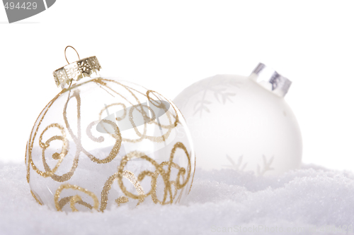 Image of christmas white background