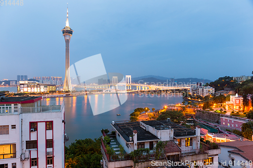 Image of Macao at sunset