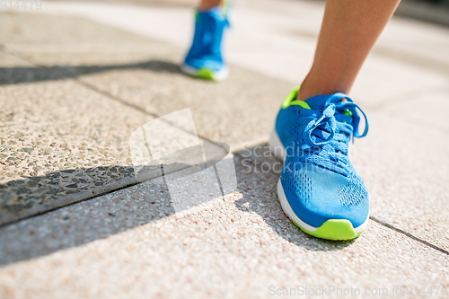 Image of Runner in a city