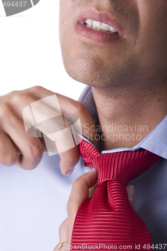 Image of businessman stress