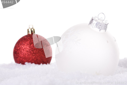 Image of christmas white background