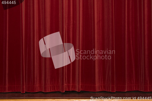 Image of theater curtain