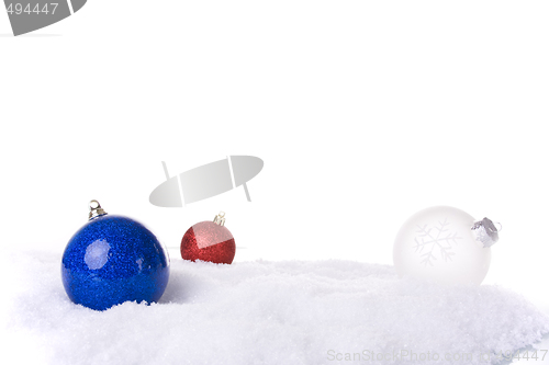 Image of christmas white background