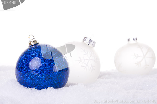 Image of christmas white background