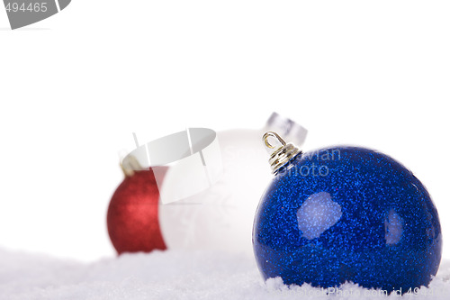 Image of christmas white background