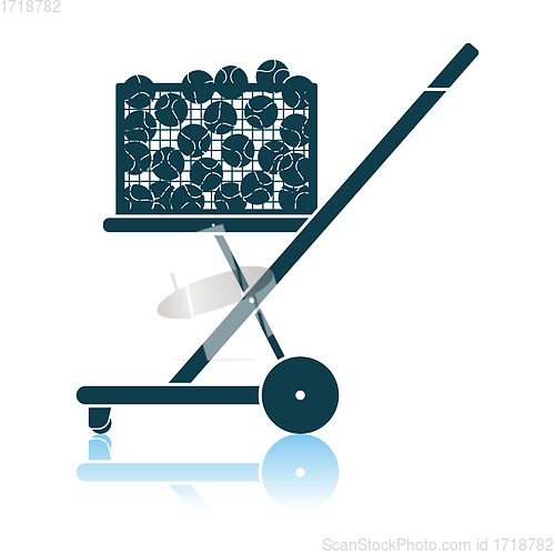 Image of Tennis Cart Ball Icon