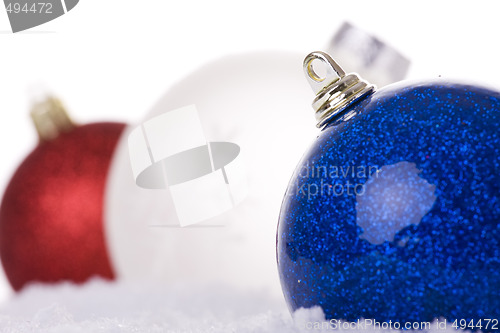 Image of christmas white background