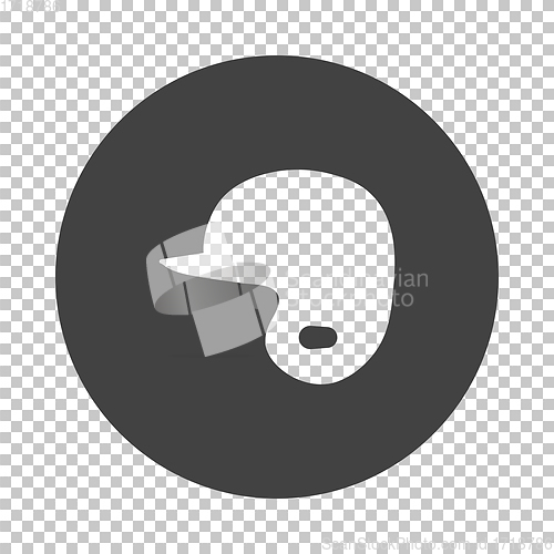 Image of Baseball helmet icon