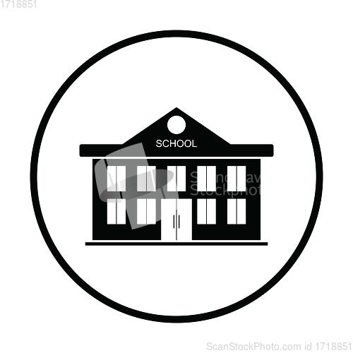 Image of School building icon