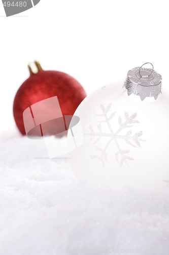 Image of christmas white background