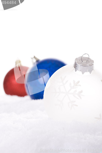 Image of christmas white background