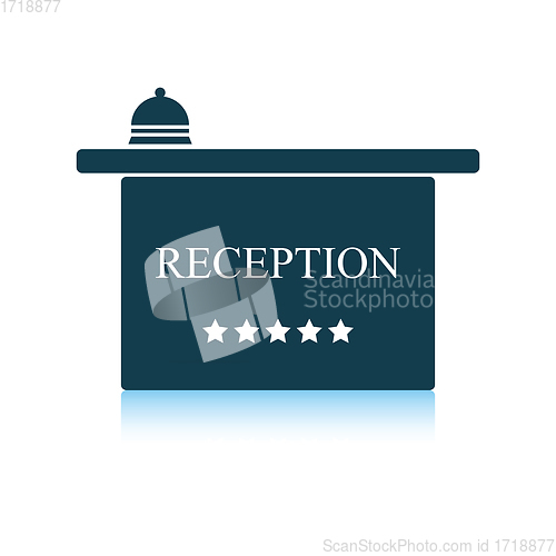 Image of Hotel reception desk icon