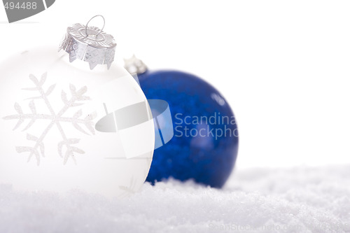 Image of christmas white background