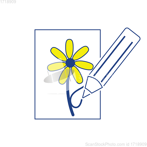 Image of Icon of Sketch with pencil