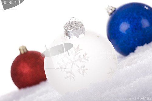 Image of christmas white background