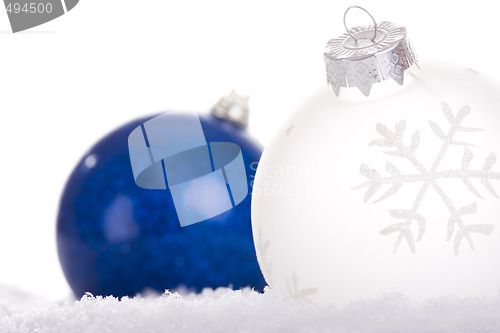 Image of christmas white background