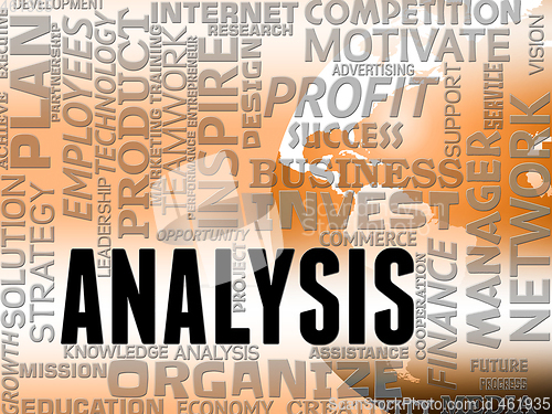 Image of Analysis Words Means Researching Investigation And Analytics