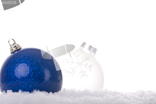 Image of christmas white background